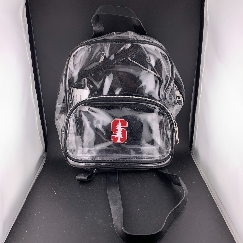 Logobrands Stanford University Backpack Womens Small Clear Good Stadium Bag
